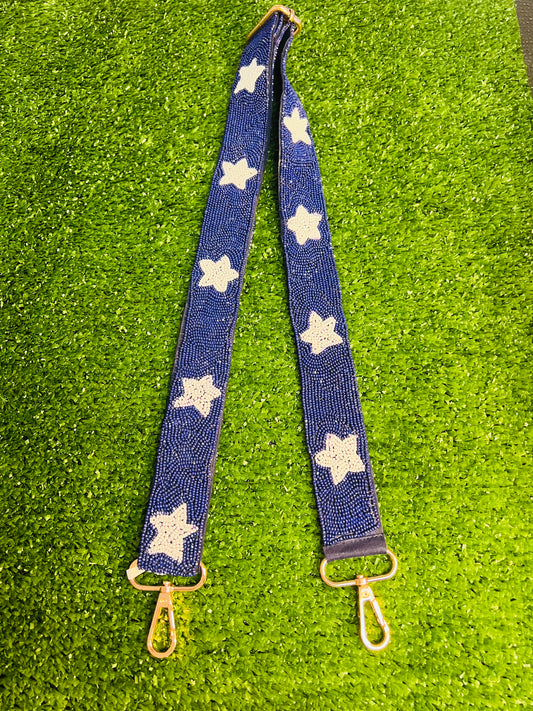 Blue/Stars Purse ￼ Strap ￼