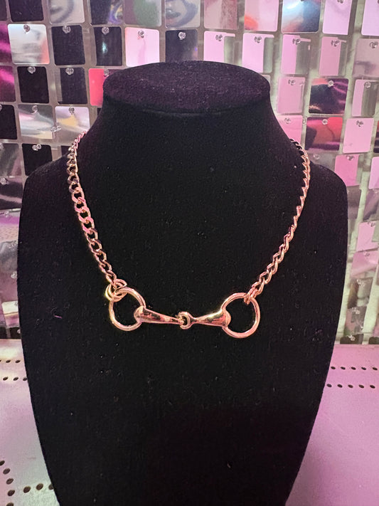 Golden Bridle Necklace
