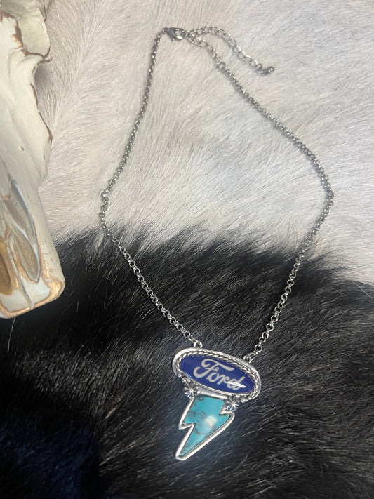 Ford Nation Turquoise Necklace