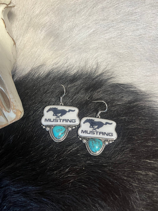 Mustang Nation Earrings