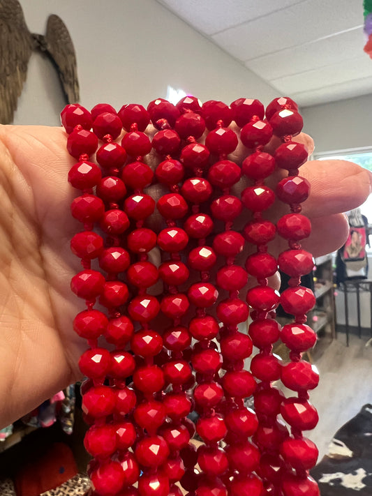 Blood Red Boujee Necklace