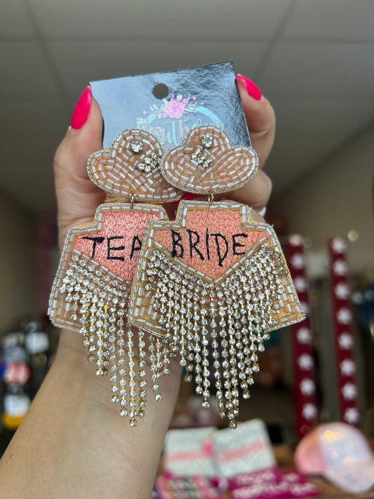 TEAM BRIDE Bling fringes