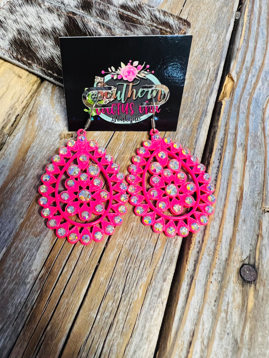 Summer Pink Earrings