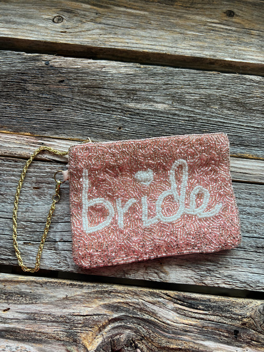 Bride Beaded Coin Purse